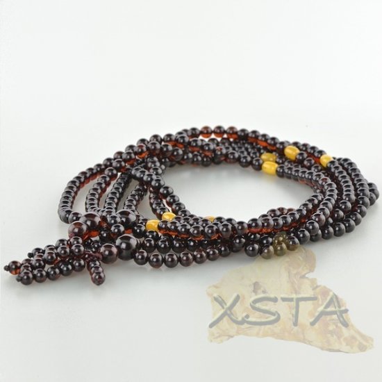 Mala beads Baltic amber rosary